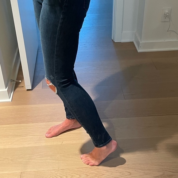 Joes Jeans Honey high rise curvy ankle skinny jeans with distressing - size 28 - Picture 3 of 6